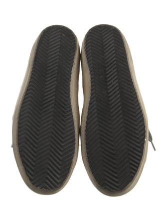 Golden Goose Leather Printed Sneakers