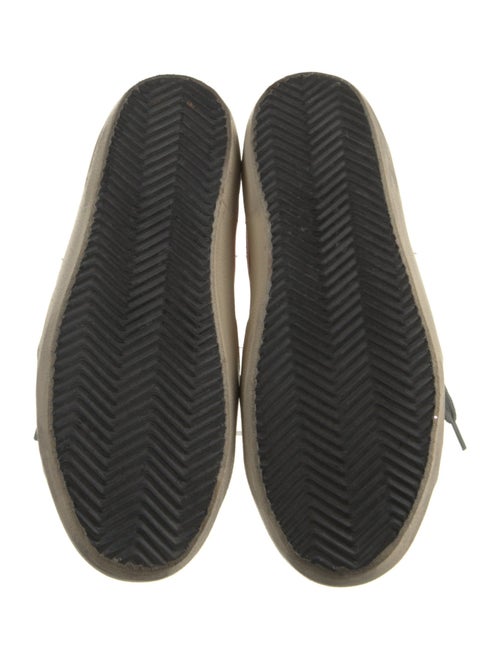 Golden Goose Leather Printed Sneakers