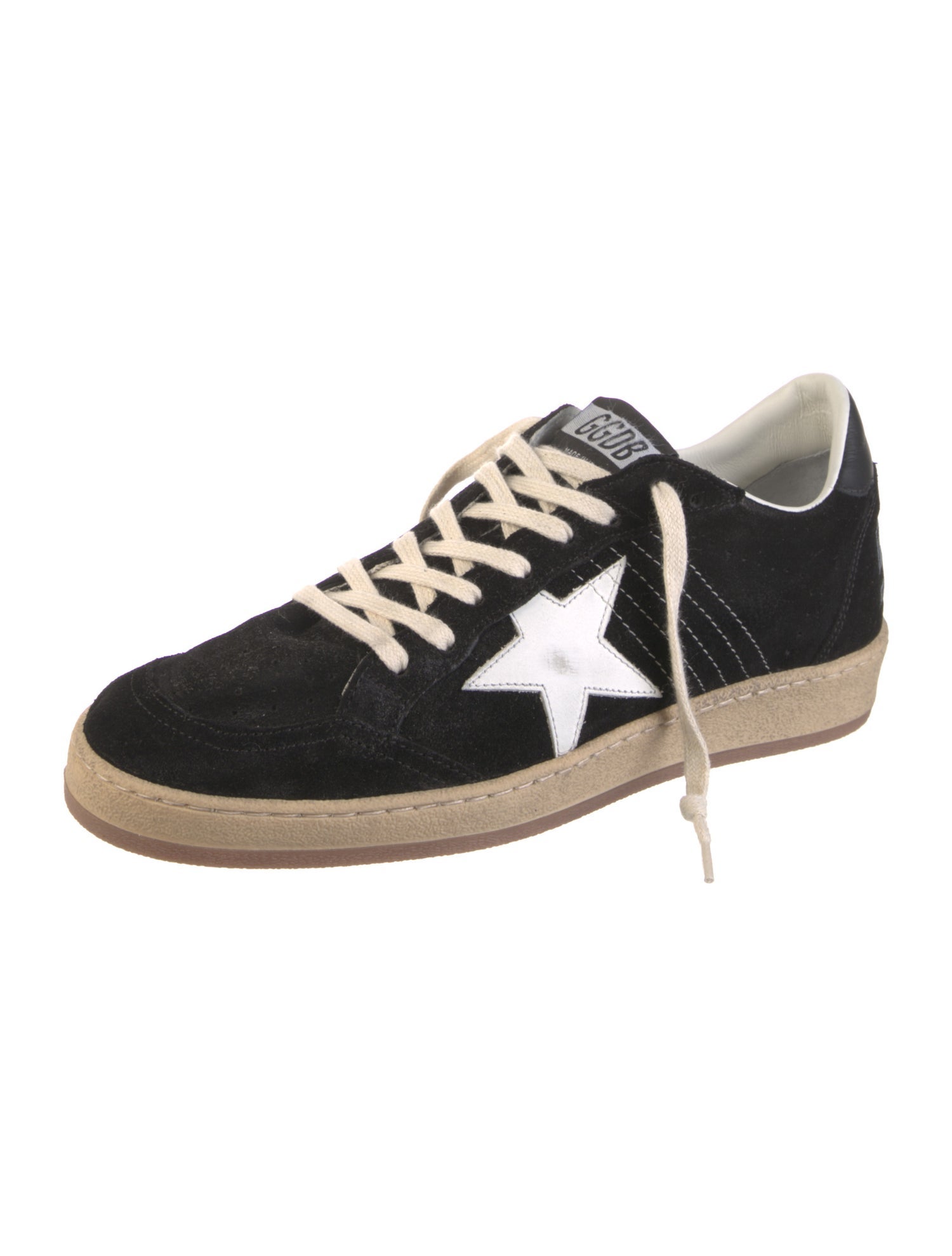 Golden Goose Suede Distressed Accents Sneakers