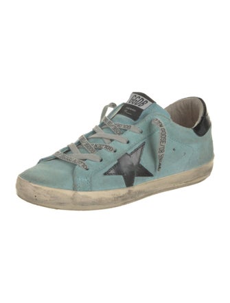 Golden Goose Suede Printed Sneakers