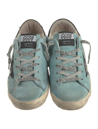 Golden Goose Suede Printed Sneakers