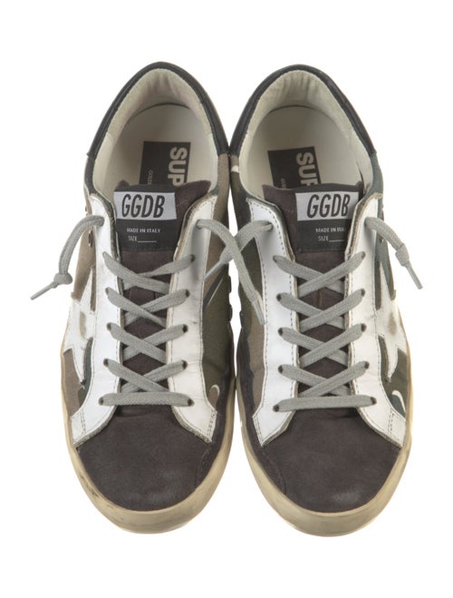 Golden Goose Canvas Printed Sneakers