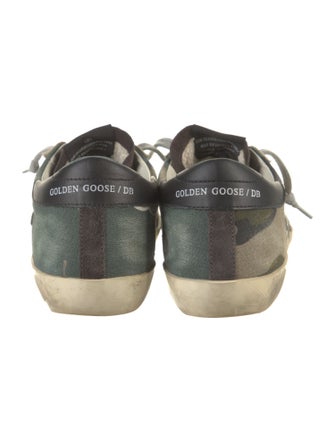 Golden Goose Canvas Printed Sneakers