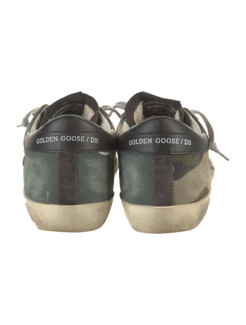 Golden Goose Canvas Printed Sneakers