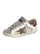 Golden Goose Leather Printed Sneakers