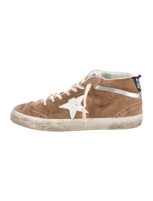 Golden Goose Suede Distressed Accents Sneakers