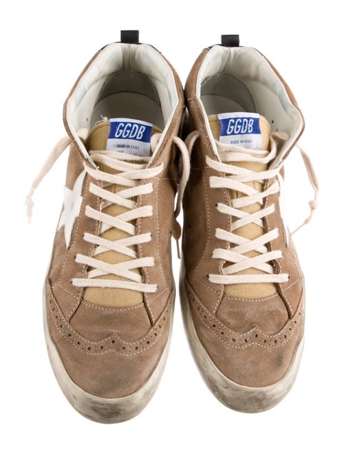 Golden Goose Suede Distressed Accents Sneakers