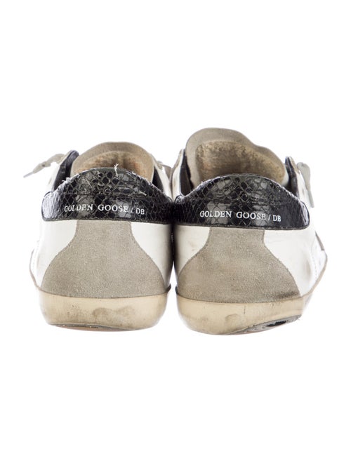 Golden Goose Leather Distressed Accents Sneakers