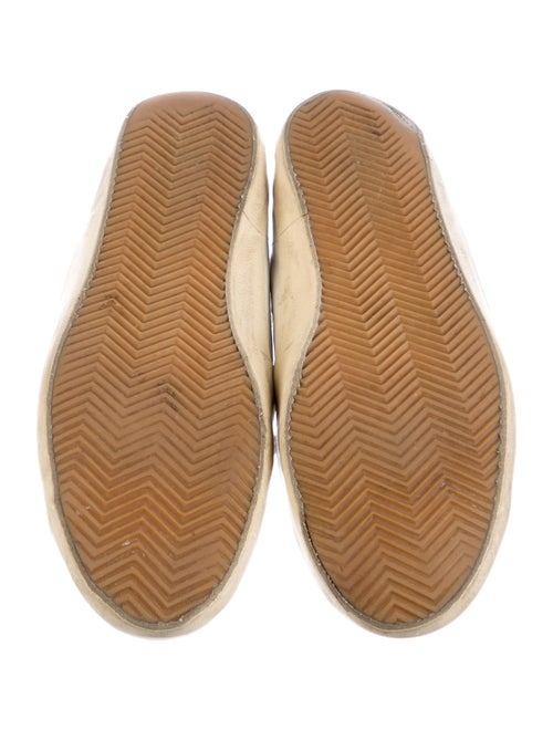 Golden Goose Leather Distressed Accents Sneakers