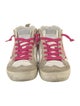Golden Goose Leather Distressed Accents Sneakers