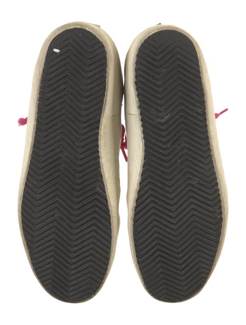 Golden Goose Leather Distressed Accents Sneakers