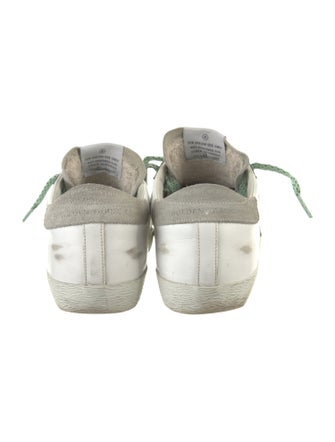 Golden Goose Leather Distressed Accents Sneakers