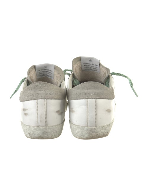Golden Goose Leather Distressed Accents Sneakers