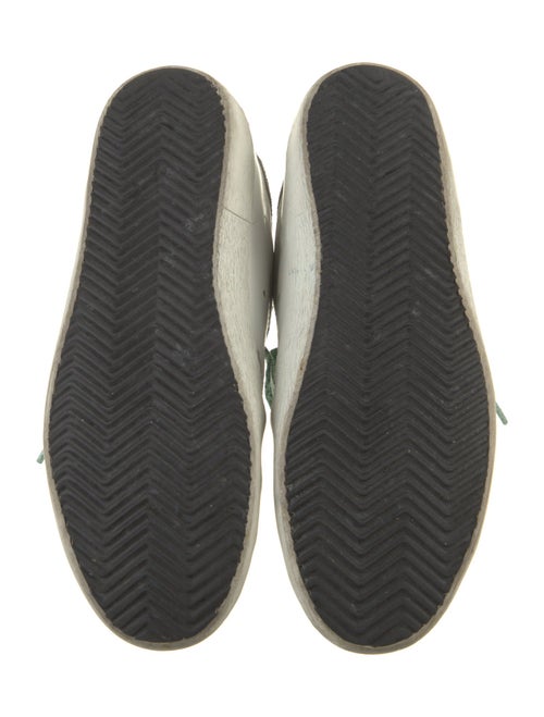 Golden Goose Leather Distressed Accents Sneakers