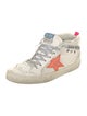 Golden Goose Leather Printed Sneakers