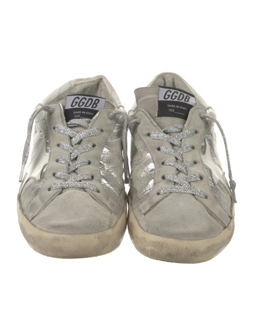 Golden Goose Leather Distressed Accents Sneakers