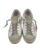 Golden Goose Leather Graphic Print Sneakers