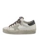 Golden Goose Leather Graphic Print Sneakers