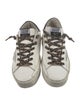 Golden Goose Leather Graphic Print Sneakers