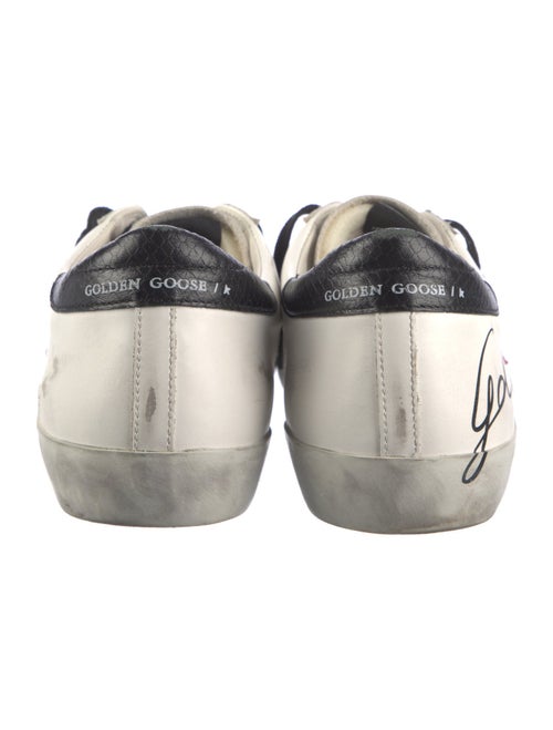 Golden Goose Leather Distressed Accents Sneakers