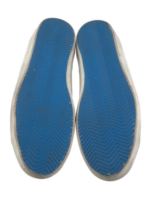 Golden Goose Leather Distressed Accents Sneakers