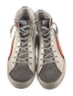Golden Goose Leather Colorblock Pattern Sneakers