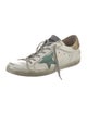 Golden Goose Leather Graphic Print Sneakers