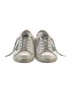 Golden Goose Leather Graphic Print Sneakers