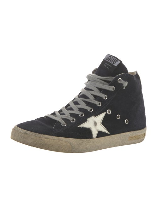 Golden Goose Suede Distressed Accents Sneakers