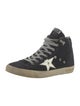 Golden Goose Suede Distressed Accents Sneakers