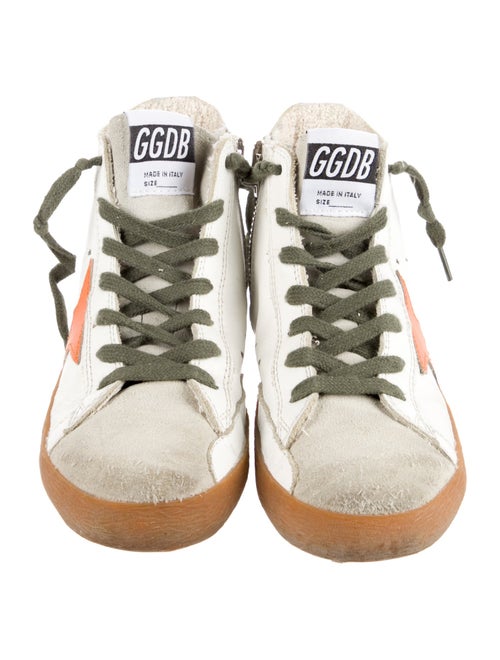 Golden Goose Kids' Leather High Top Sneakers