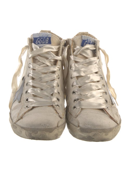Golden Goose Canvas Graphic Print Sneakers
