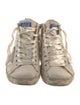 Golden Goose Canvas Graphic Print Sneakers