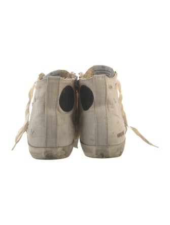 Golden Goose Canvas Graphic Print Sneakers