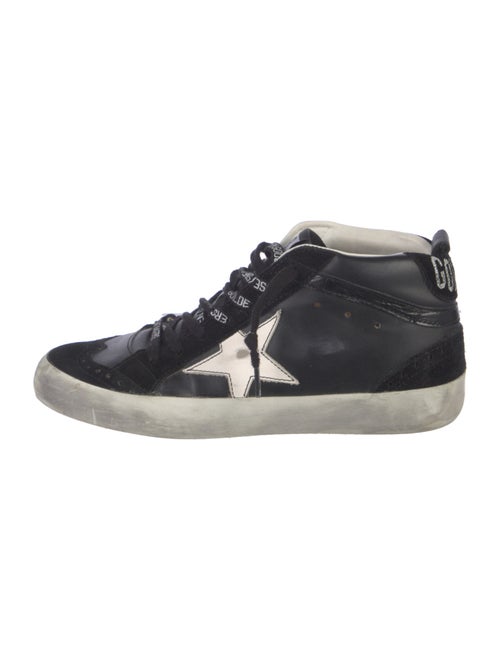 Golden Goose Leather Distressed Accents Sneakers