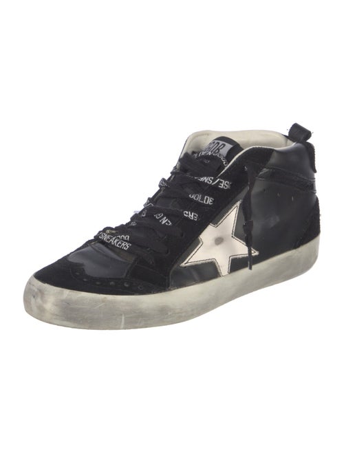 Golden Goose Leather Distressed Accents Sneakers