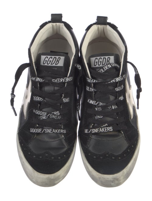 Golden Goose Leather Distressed Accents Sneakers