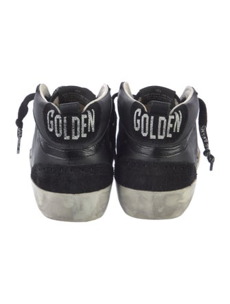 Golden Goose Leather Distressed Accents Sneakers