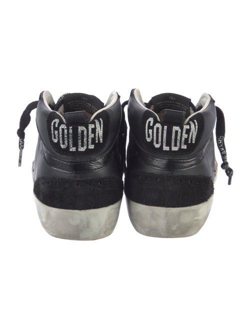 Golden Goose Leather Distressed Accents Sneakers
