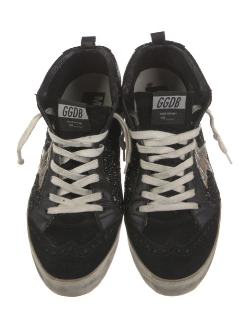 Golden Goose Glitter Printed Sneakers