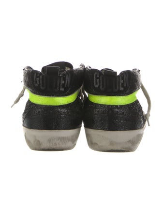 Golden Goose Glitter Printed Sneakers