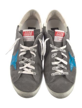 Golden Goose Suede Distressed Accents Sneakers