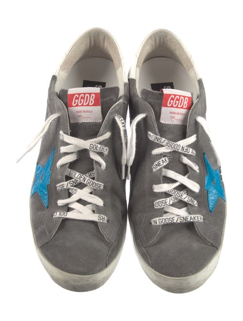 Golden Goose Suede Distressed Accents Sneakers