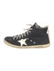 Golden Goose Suede Colorblock Pattern Sneakers