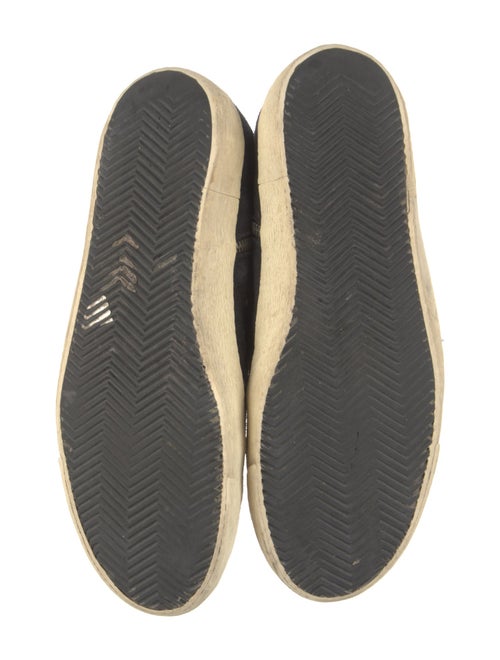 Golden Goose Suede Colorblock Pattern Sneakers