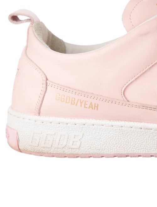 Golden Goose Leather Colorblock Pattern Sneakers