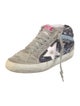 Golden Goose Glitter Printed Sneakers