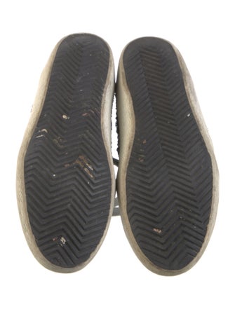 Golden Goose Glitter Printed Sneakers