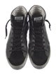 Golden Goose Leather Distressed Accents Sneakers