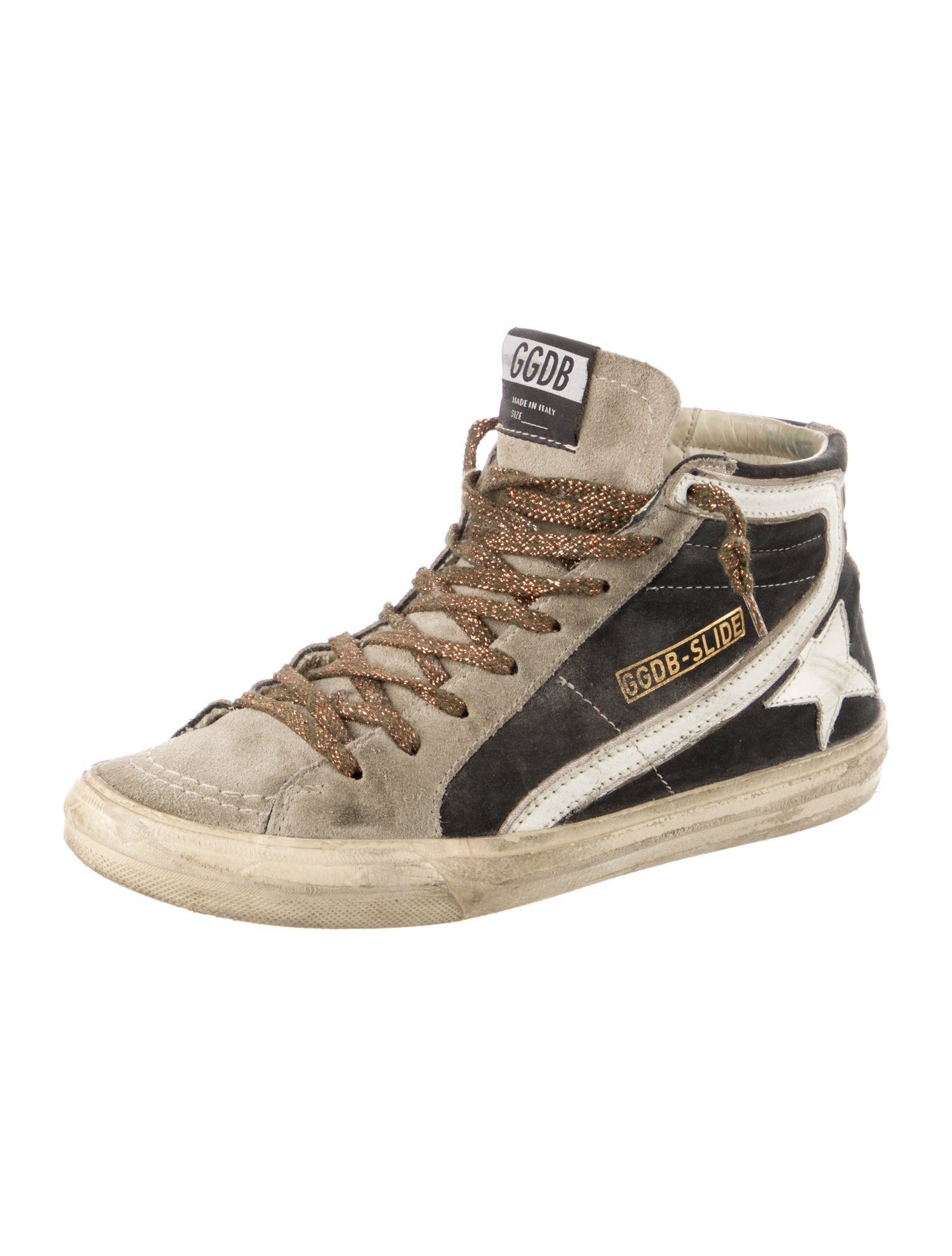 Golden Goose Suede Printed Sneakers